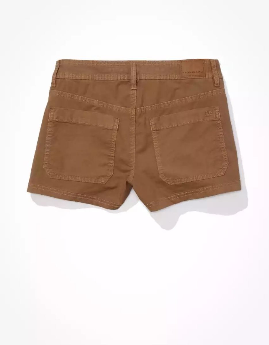 Shorts American Eagle AE Snappy Stretch Low-Rise Marron Femme | LWU-59716738